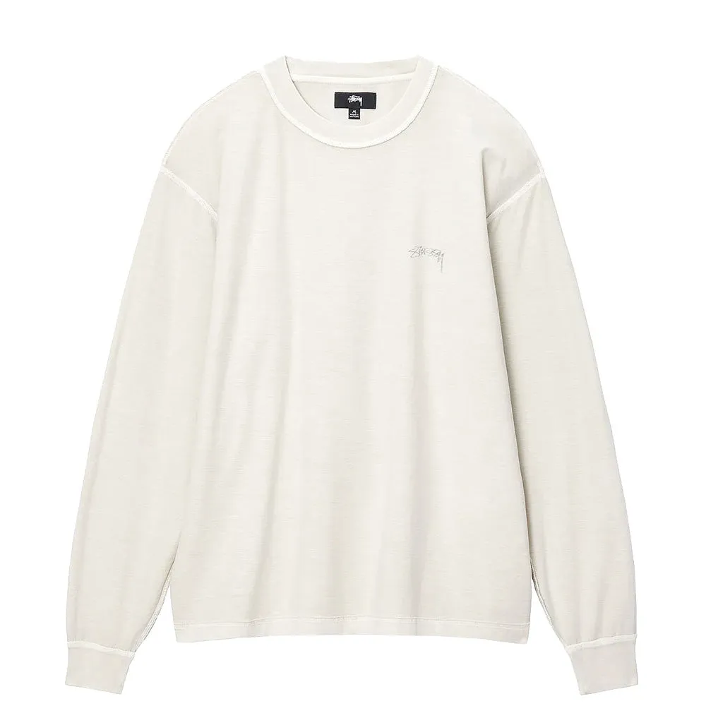 STSSY LAZY  LS TEE // BONE