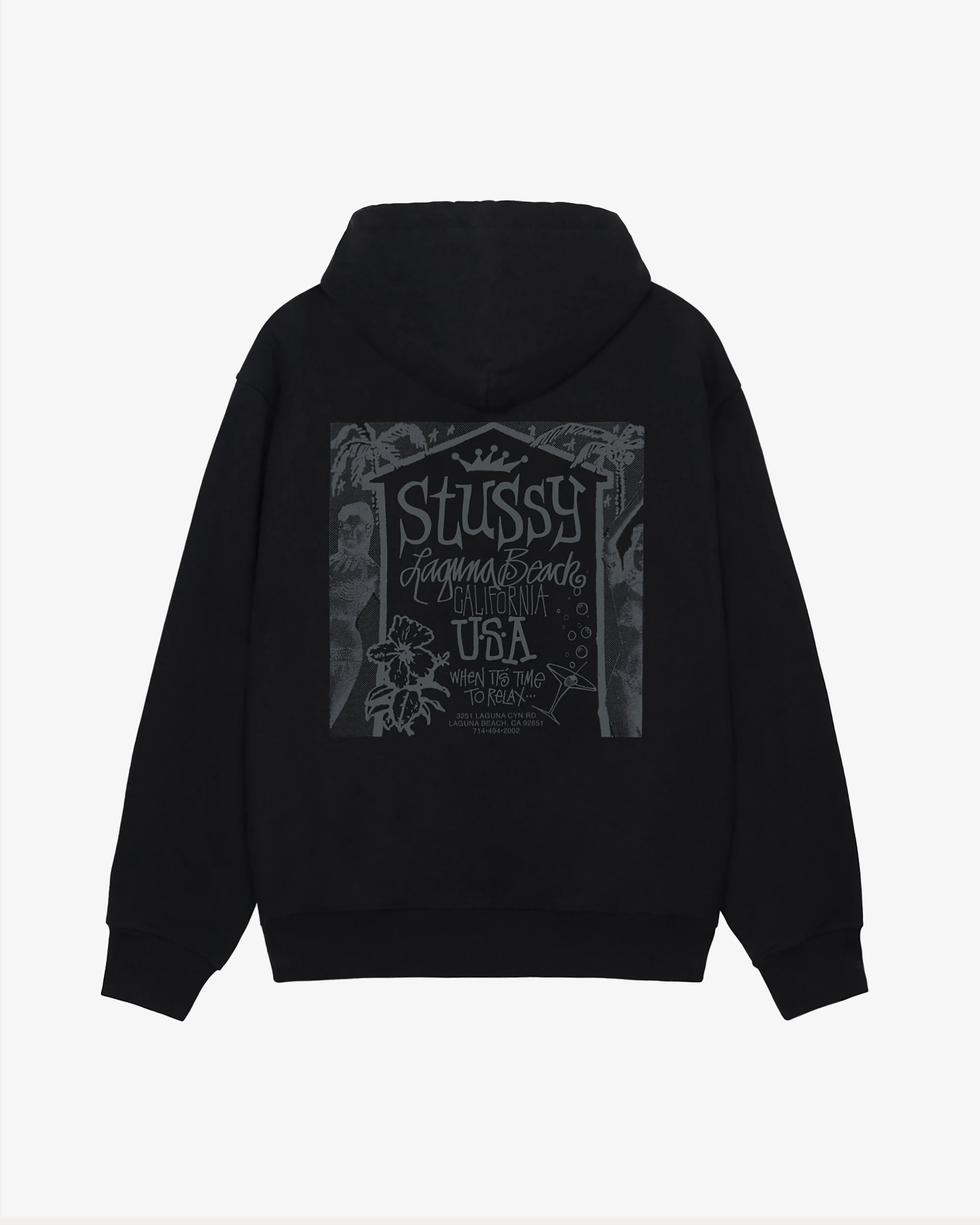 Stssy - Men's Beach House Hoodie - (Black)