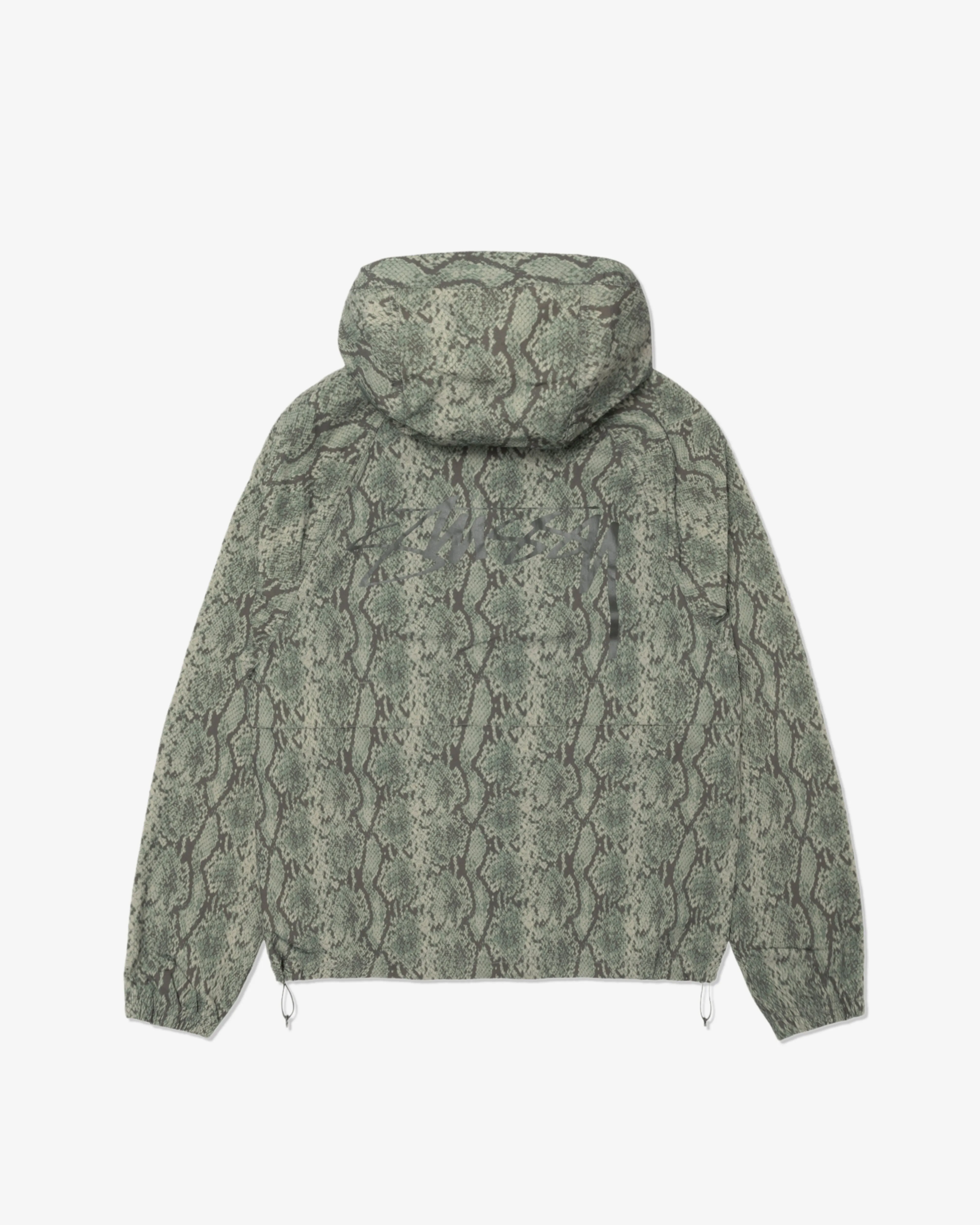 Stssy - Men's Beach Shell Snake Print - (Olive)