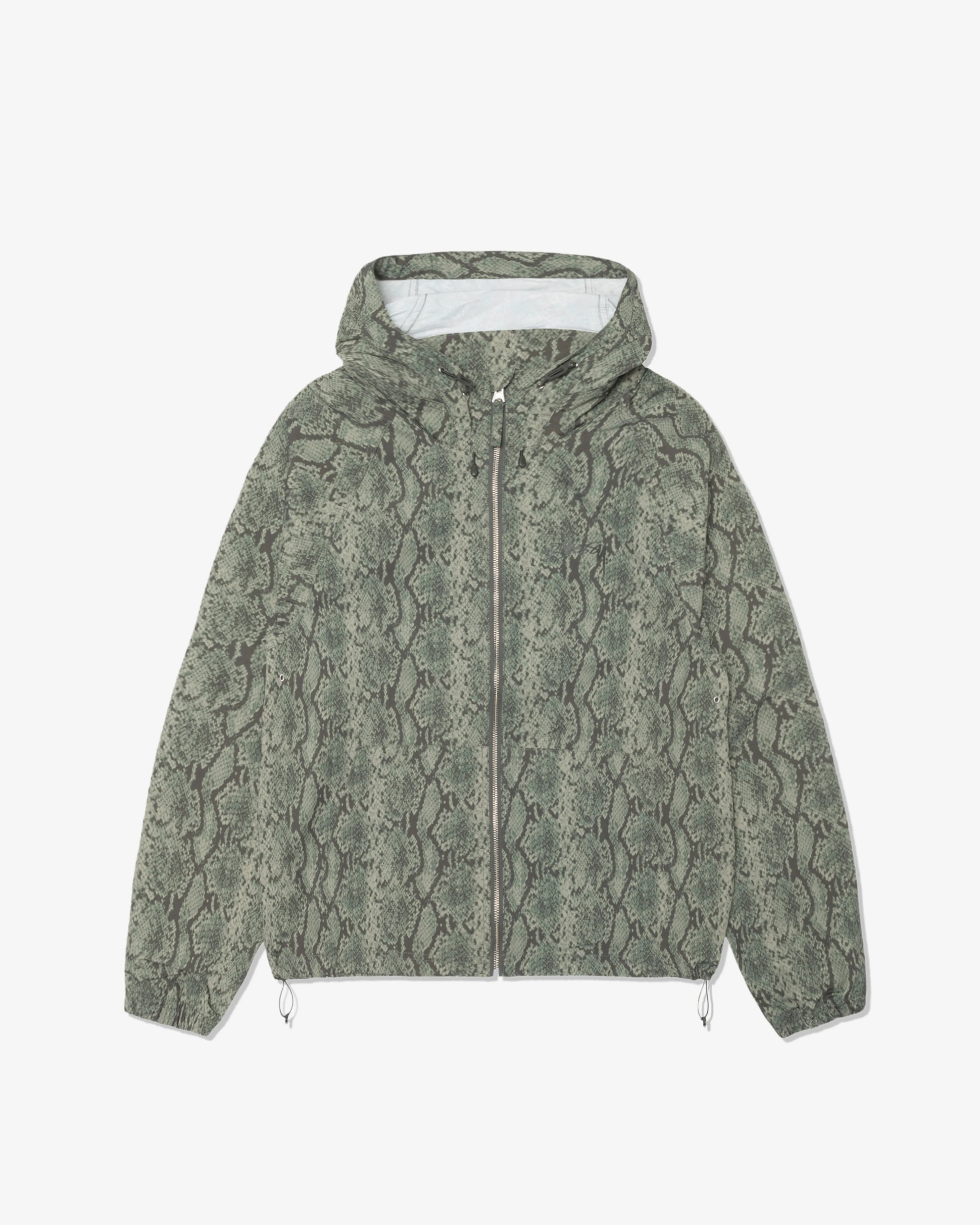 Stssy - Men's Beach Shell Snake Print - (Olive)