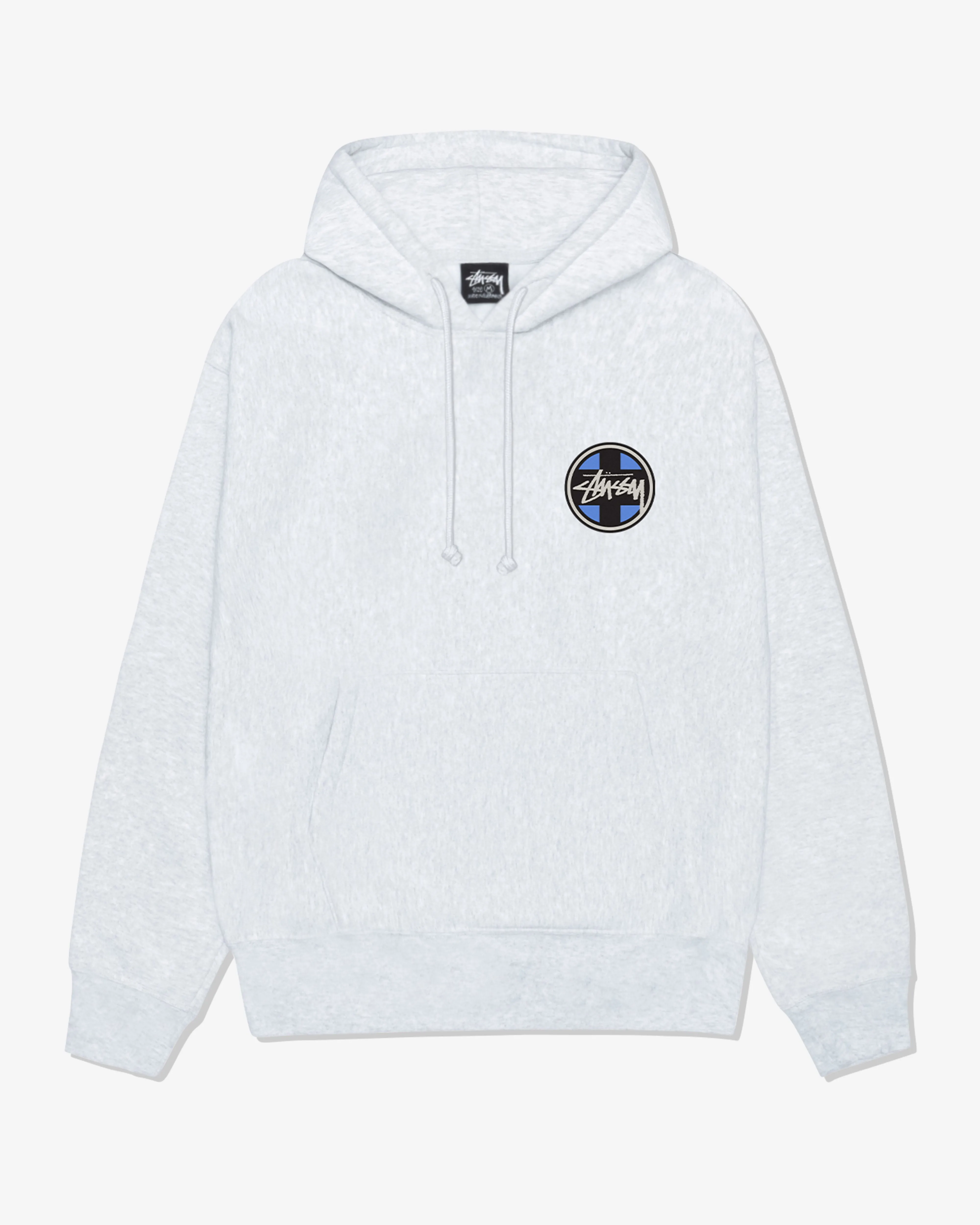 Stssy - Men's Cross Dot Hoodie - (Ash Heather)