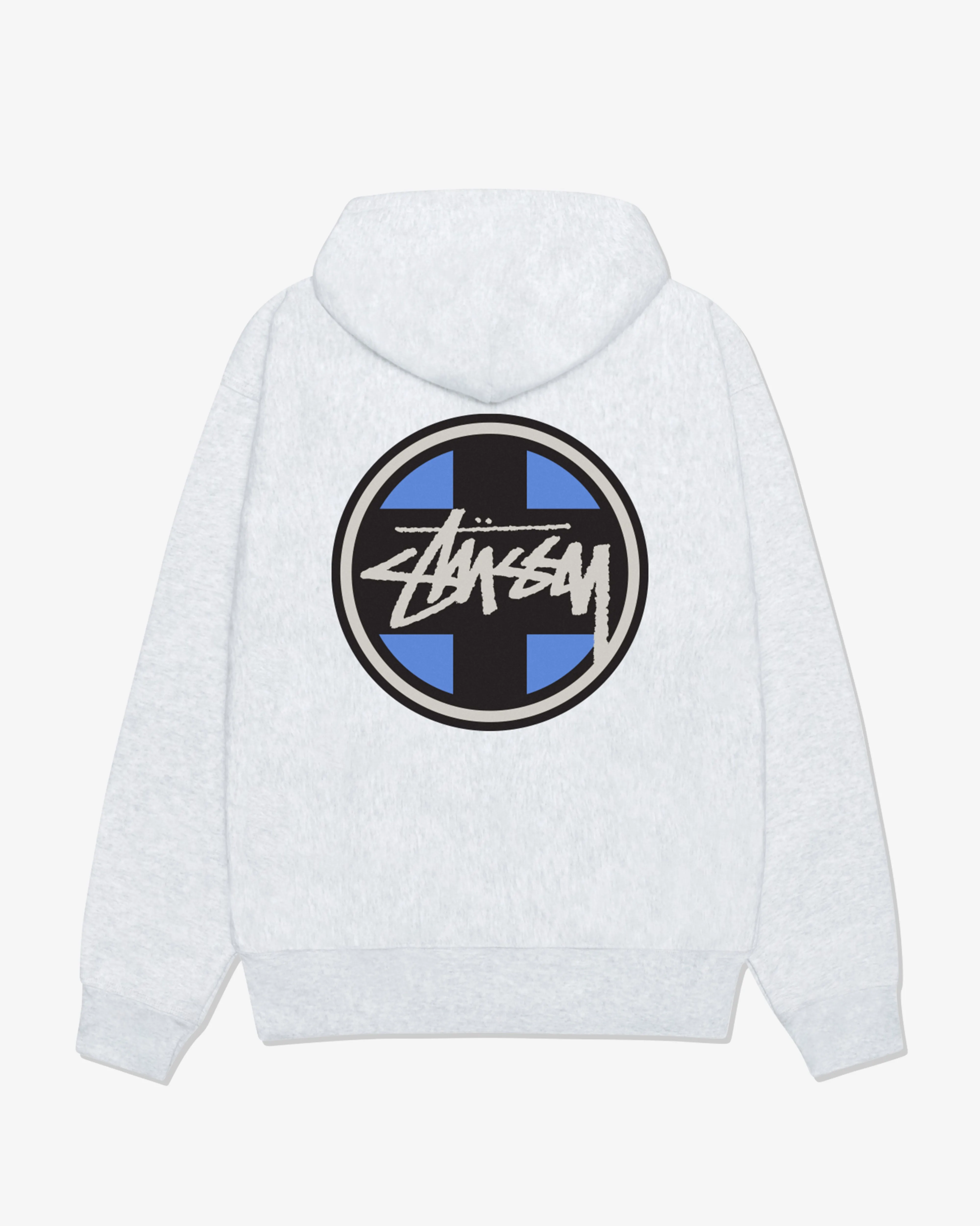 Stssy - Men's Cross Dot Hoodie - (Ash Heather)