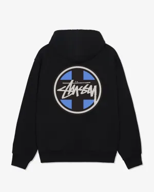 Stssy - Men's Cross Dot Hoodie - (Black)