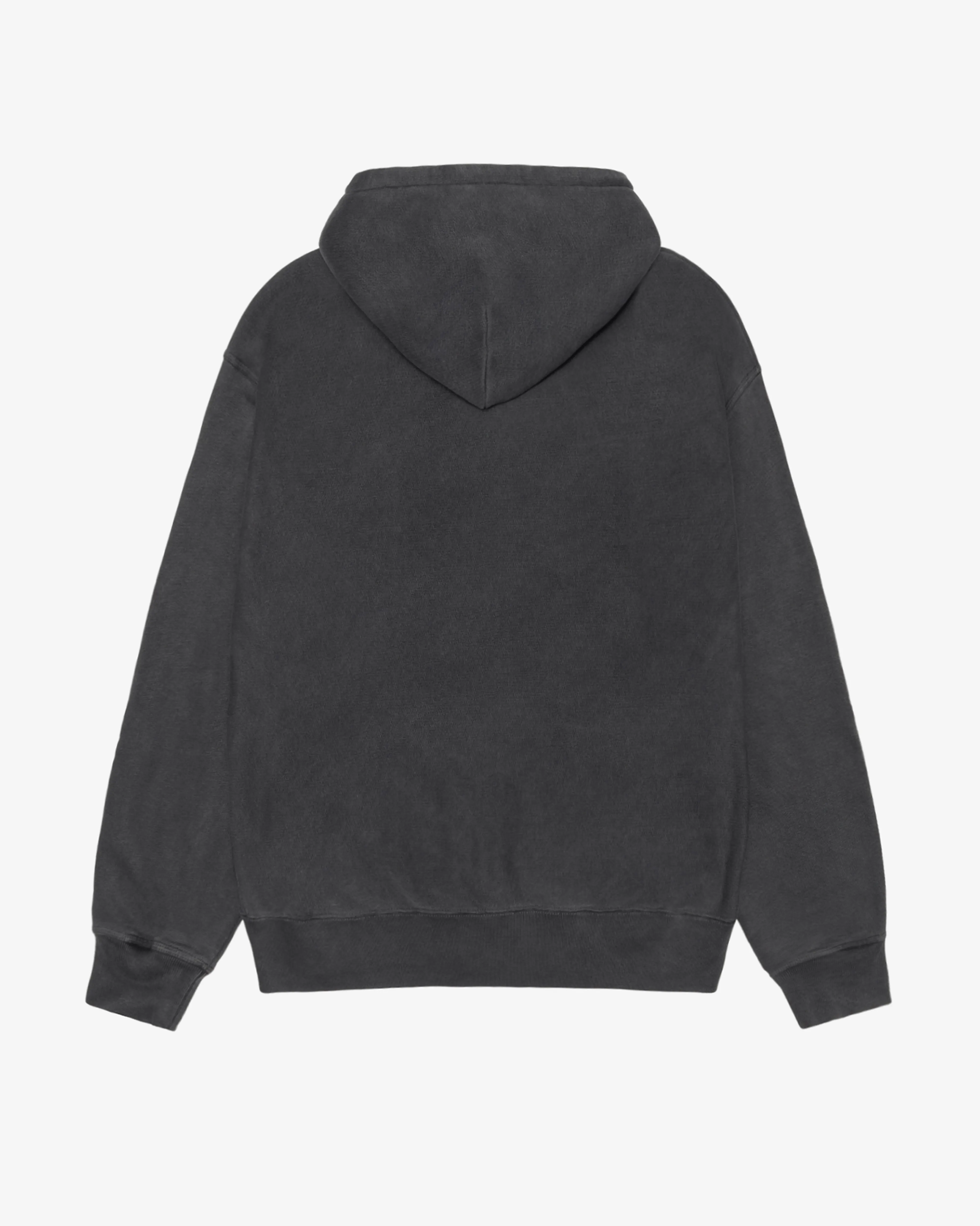 Stssy - Men's Dice Pig. Dyed Zip Hoodie - (Black)