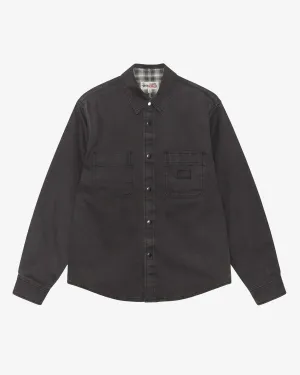 Stssy - Men's Heavy Washed Canvas Shirt - (Black)