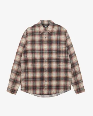 Stssy - Men's Matthew Plaid Shirt - (Umber)
