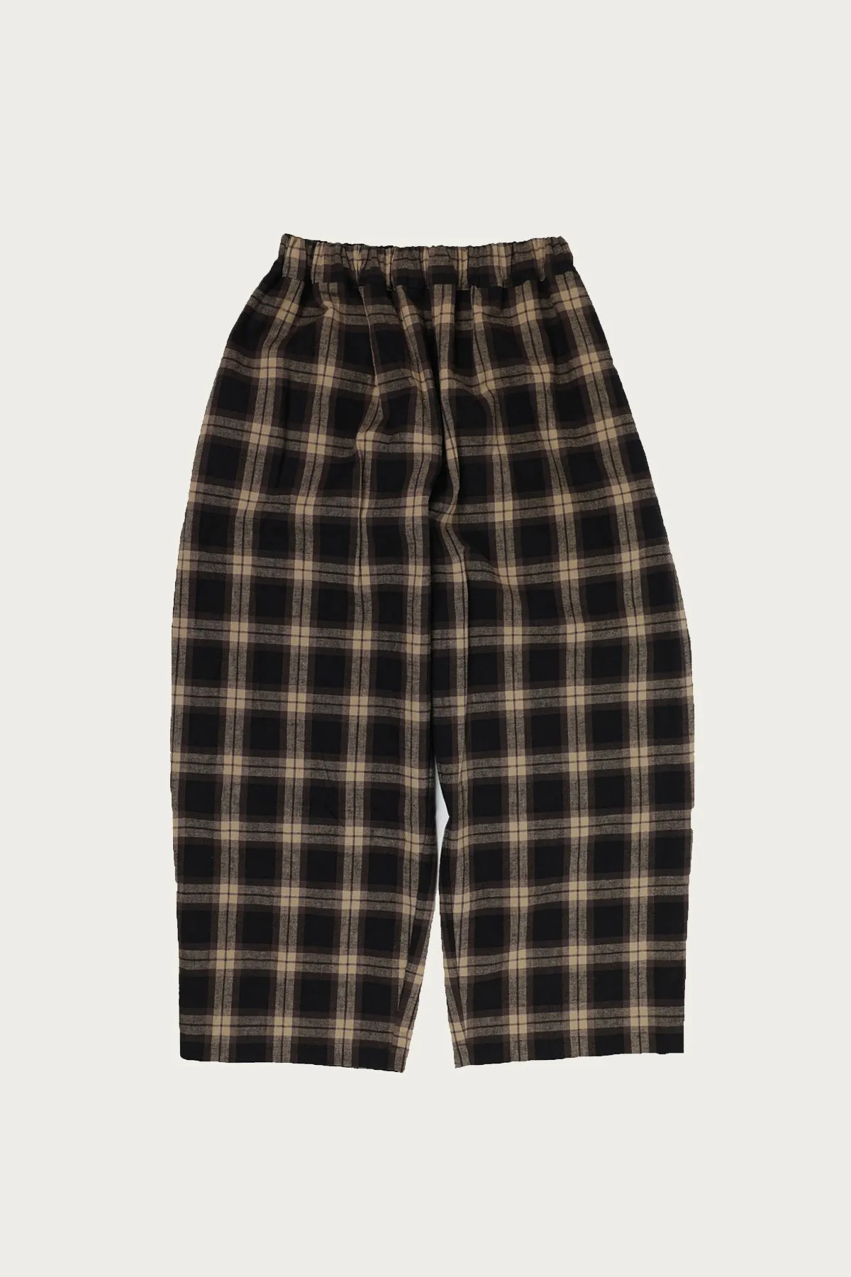 Studio Pant - Black/Brown Tan Plaid