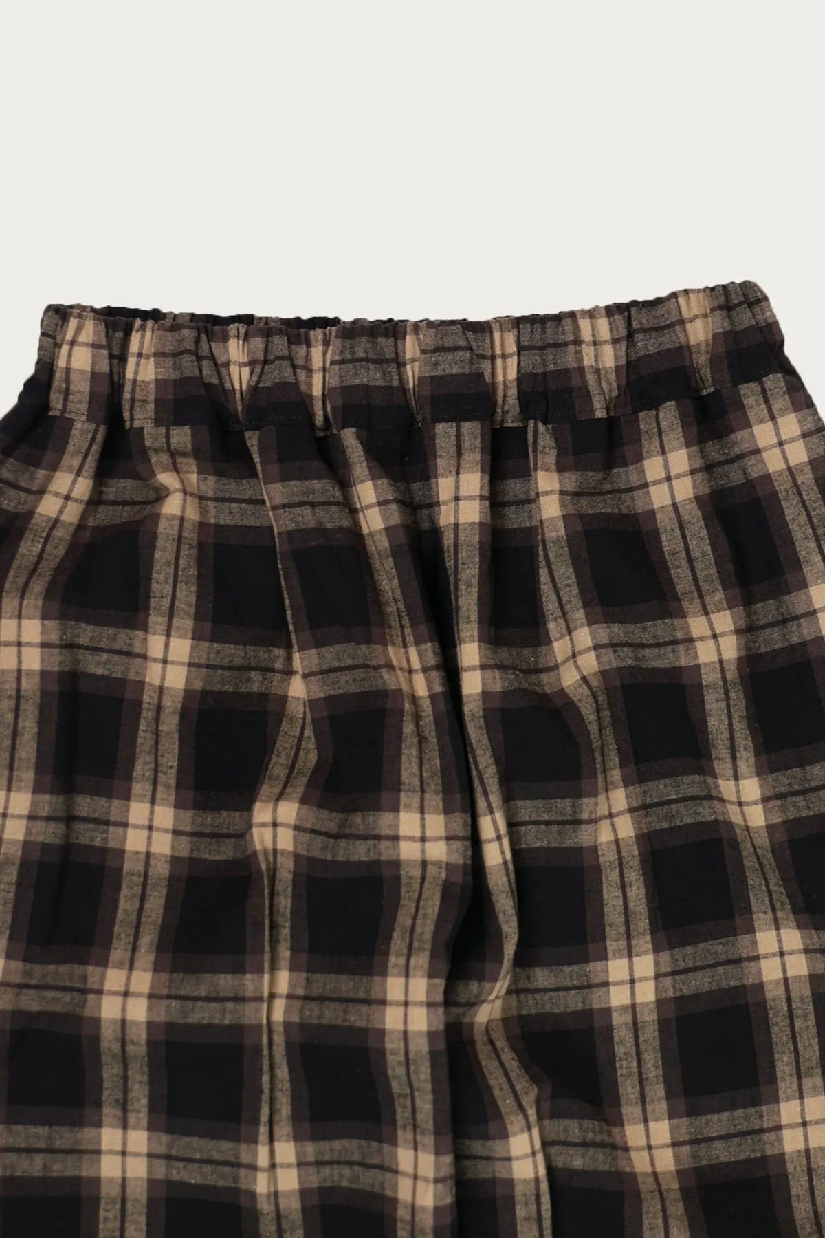 Studio Pant - Black/Brown Tan Plaid