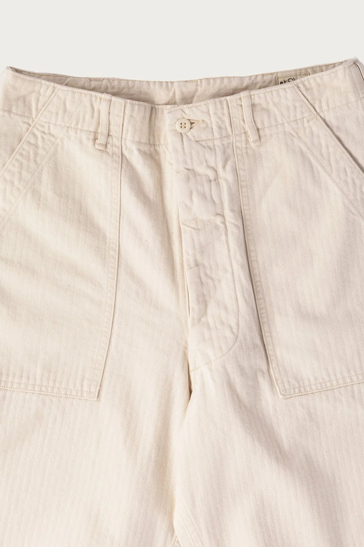 Summer Fatigues - Ecru Herringbone