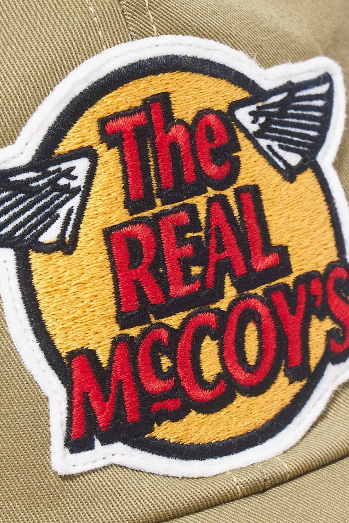 The Real McCoys Logo Baseball Cap - Khaki