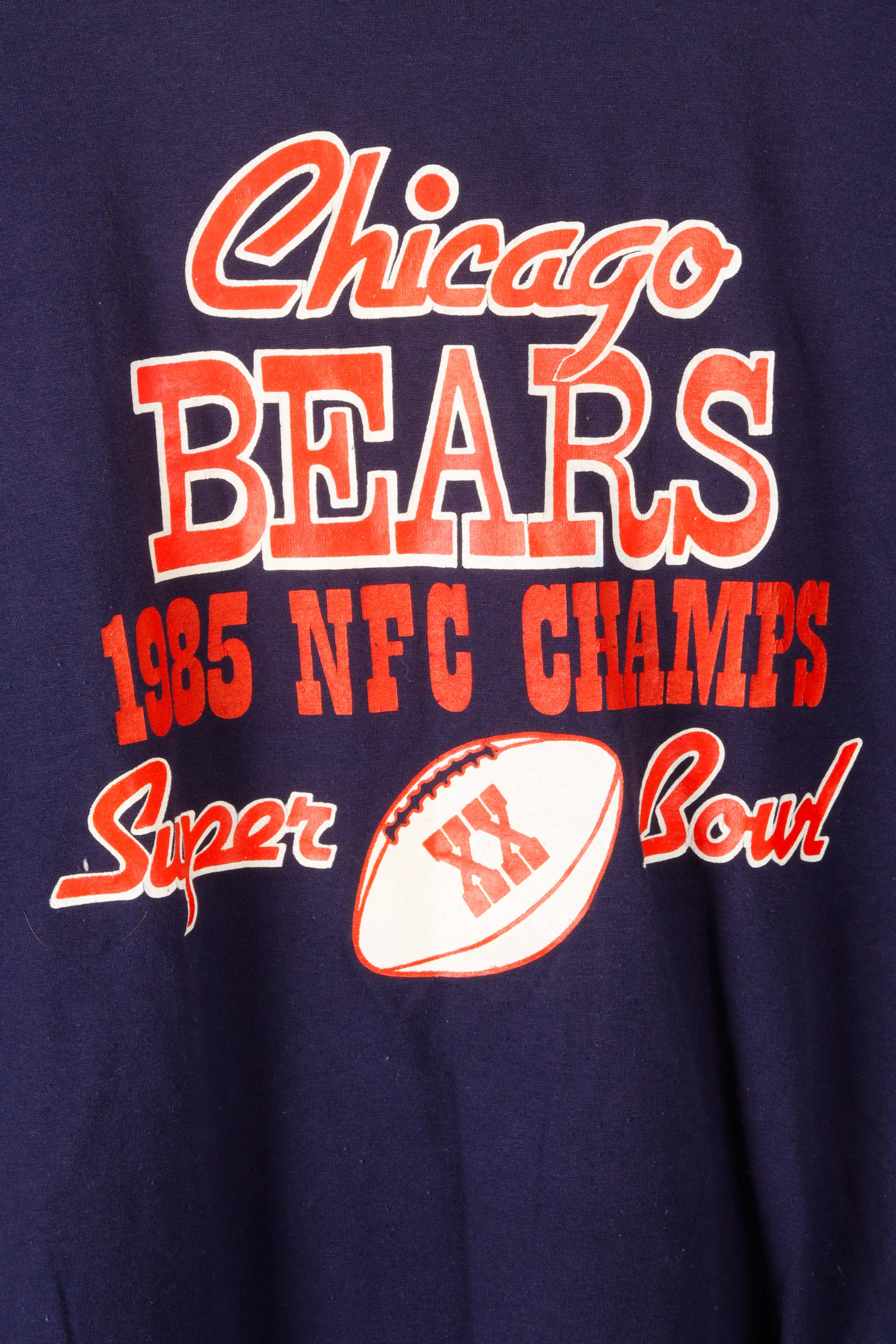 Vintage 1985 Chicago Bears 'NFC Champs Super Bowl XX Logo' T-Shirt