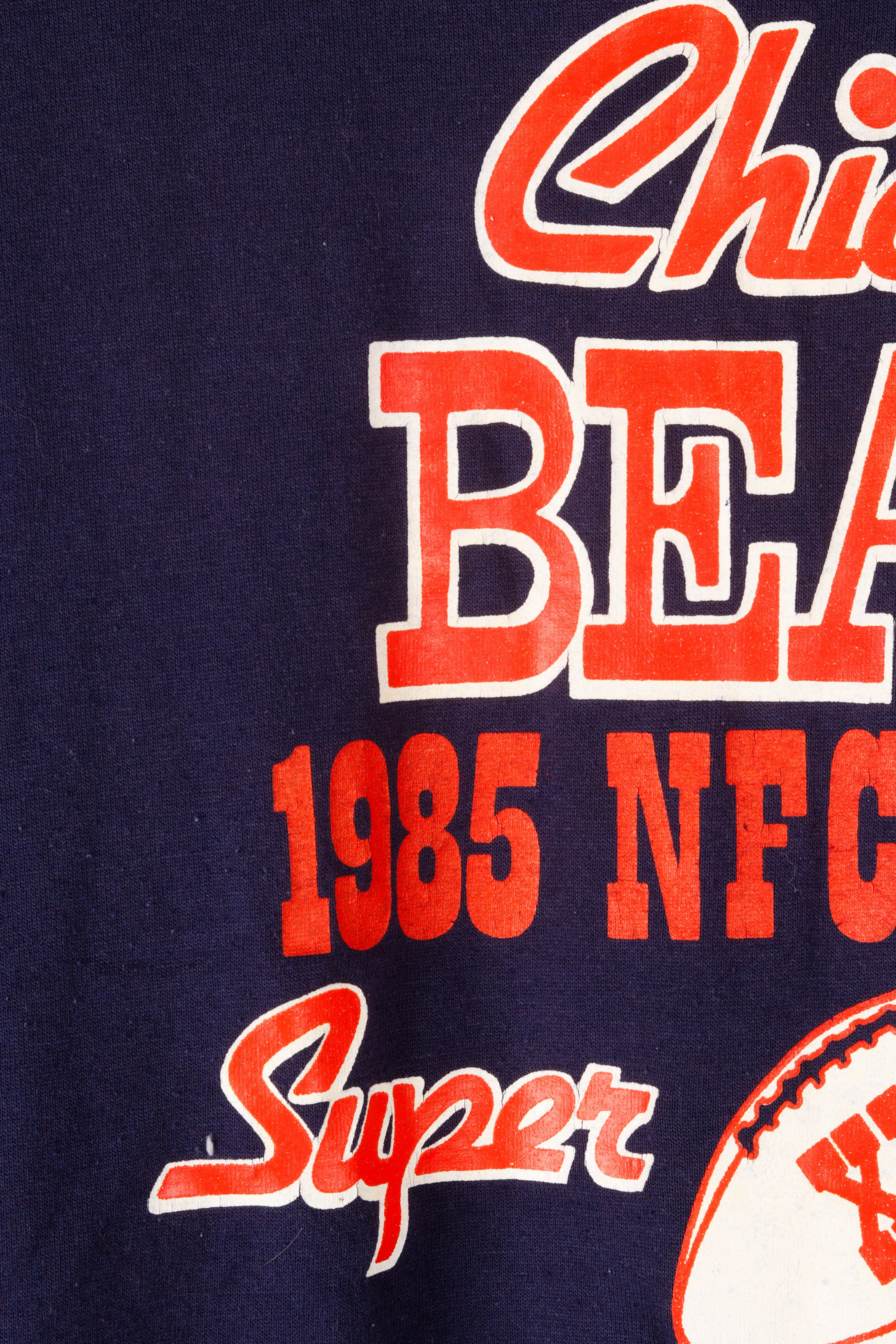 Vintage 1985 Chicago Bears 'NFC Champs Super Bowl XX Logo' T-Shirt