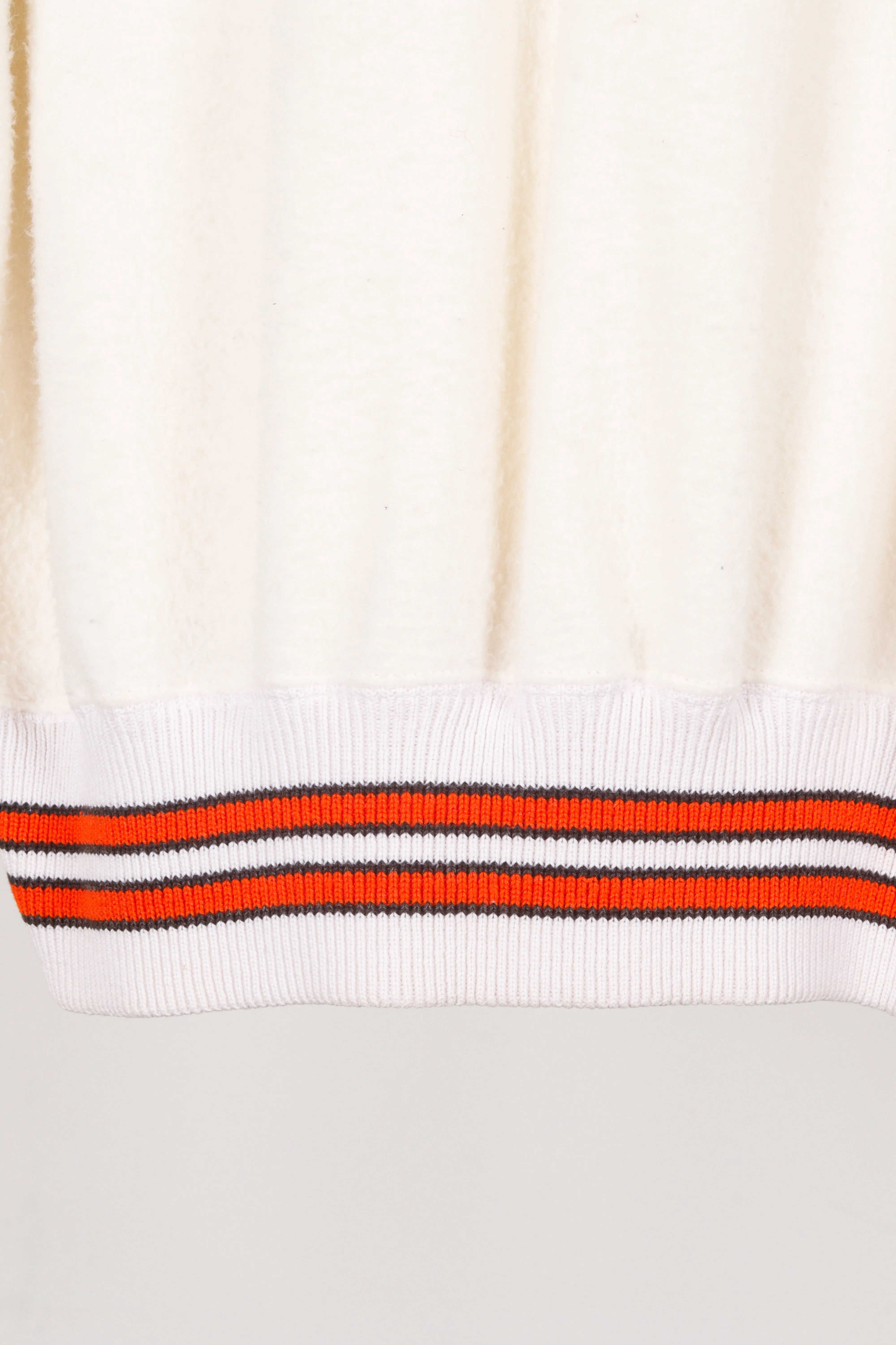 Vintage 50's Powers Athletic '188 O Embroidered' Varsity Half Zip Sweater