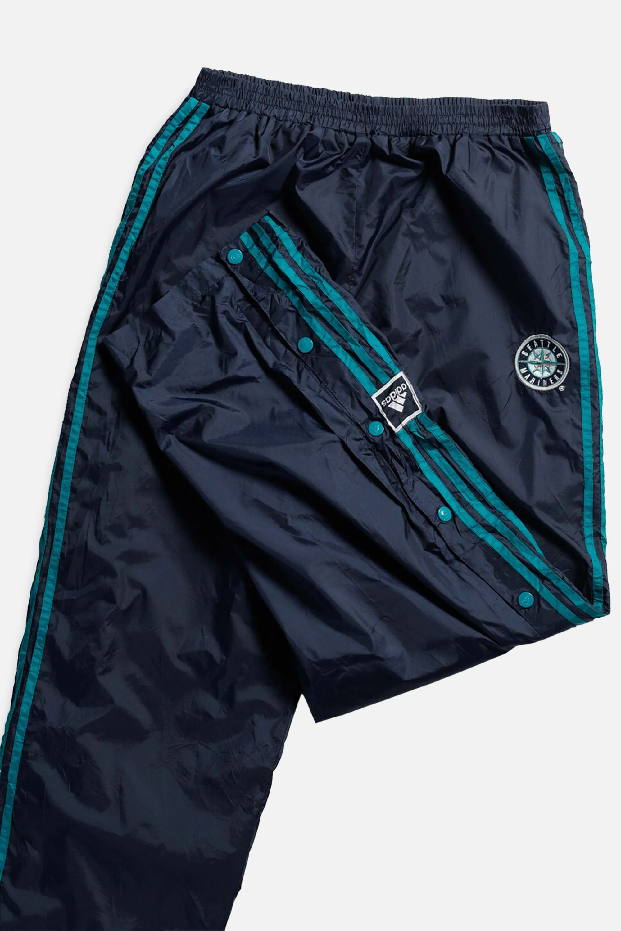 Vintage Seattle Mariners MLB Adidas Windbreaker Pants - M