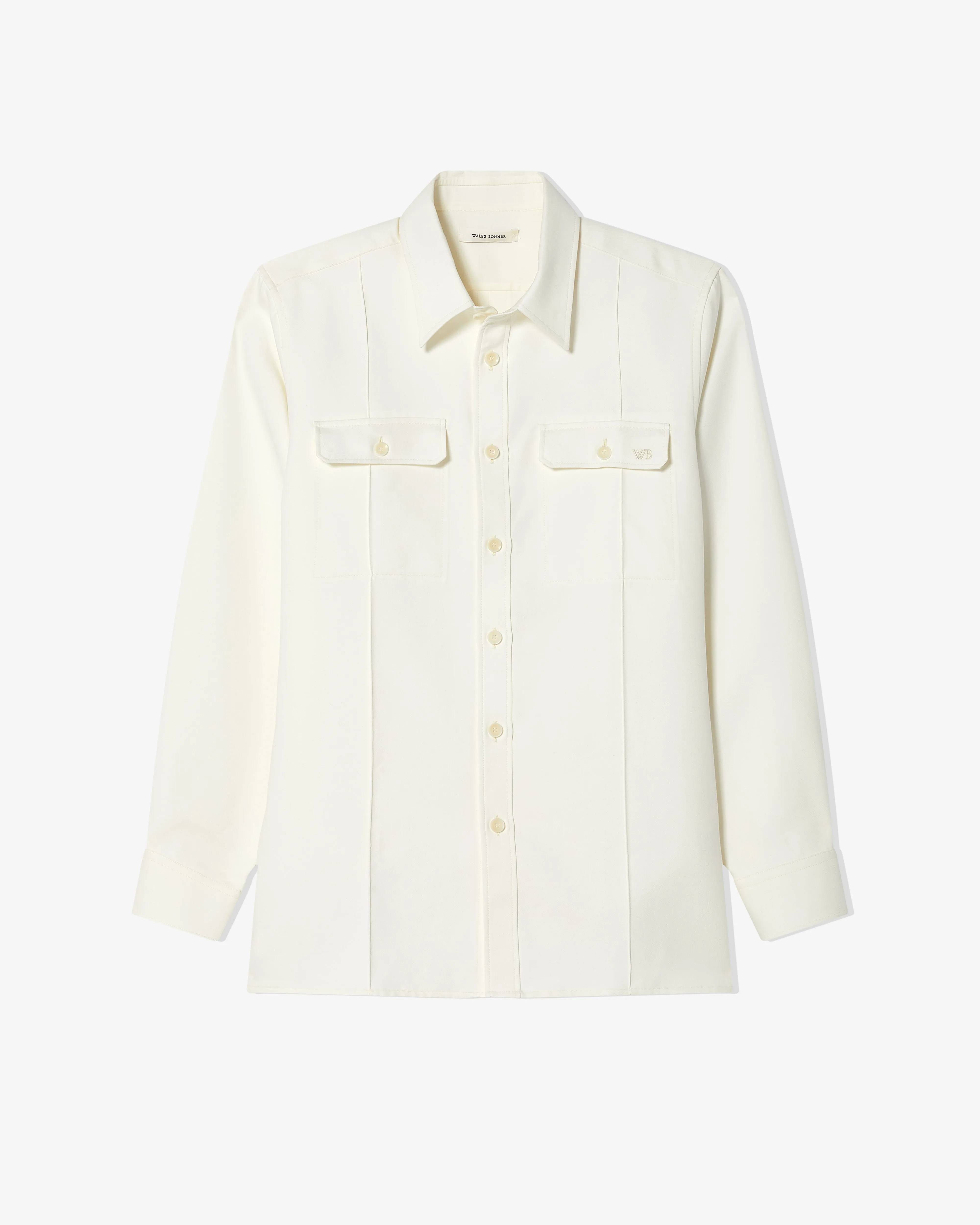Wales Bonner - Men's Coda Shirt - (Light Chalk)