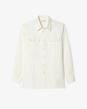 Wales Bonner - Men's Coda Shirt - (Light Chalk)