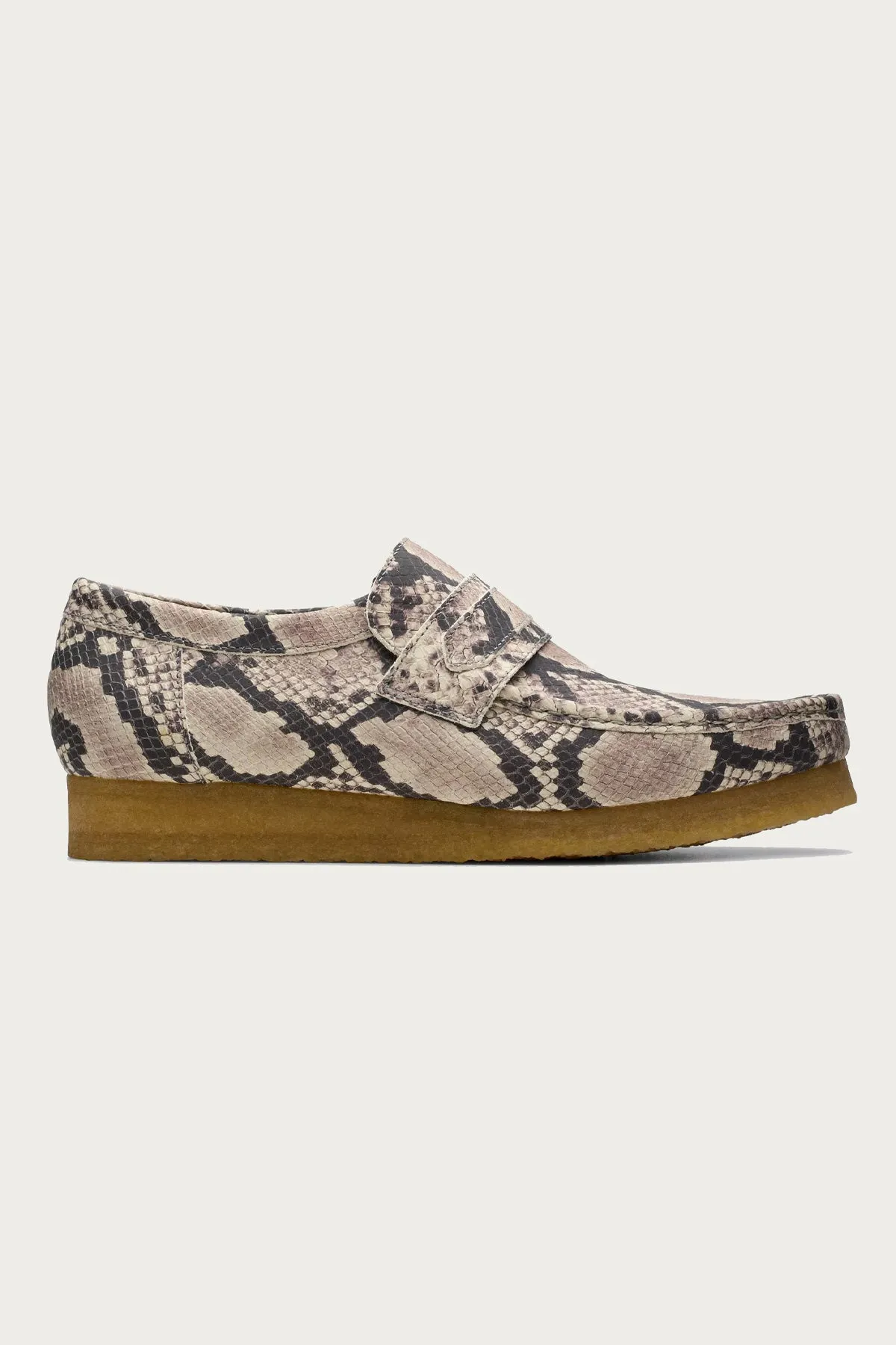 Wallabee Loafer - Grey Snake Leather