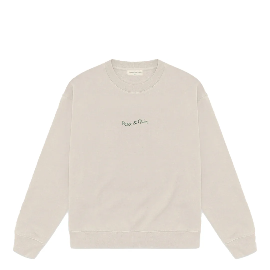 WORDMARK CREWNECK BONE