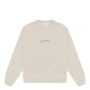 WORDMARK CREWNECK BONE