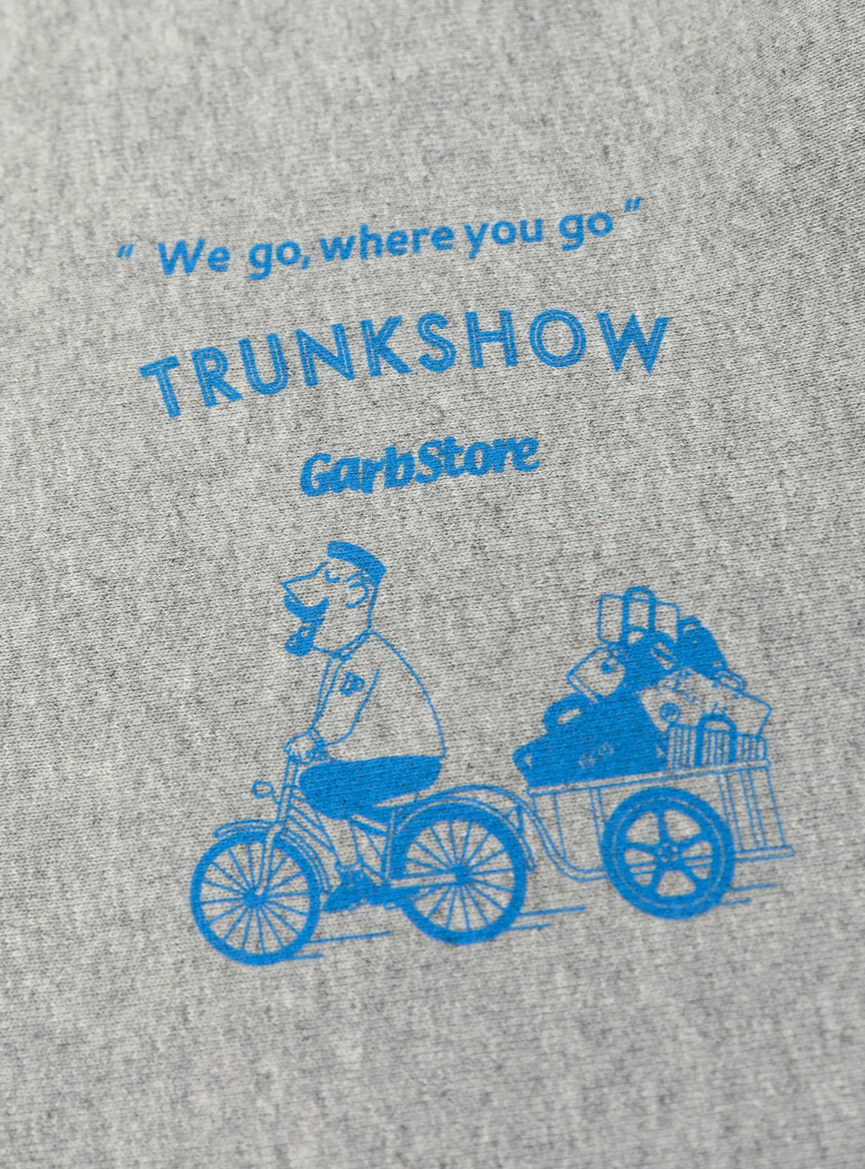 x Garbstore Trunkshow Sweatshirt Heather Grey